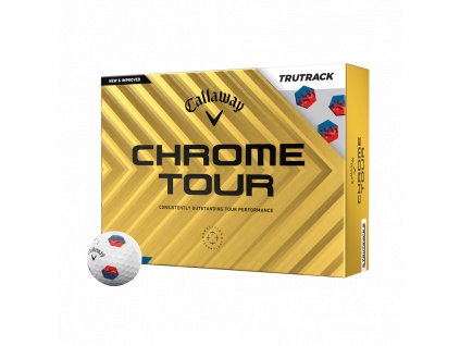 CALLAWAY Chrome Tour Tru Track golfové míčky (12 ks)