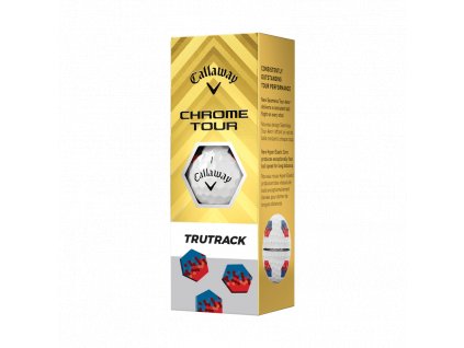 CALLAWAY Chrome Tour Tru Track golfové míčky (3 ks)