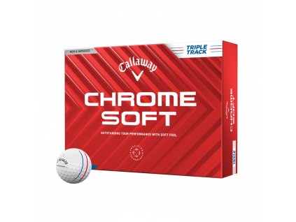 CALLAWAY Chrome Soft 24 Triple Track golfové míčky (12 ks)