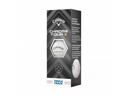 CALLAWAY Chrome Tour X Triple Track golfové míčky (3 ks)