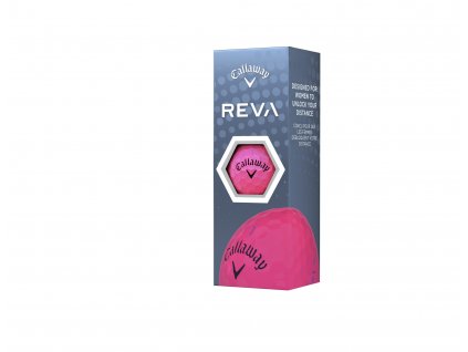 CALLAWAY Reva golfové míčky - růžové (3 ks)
