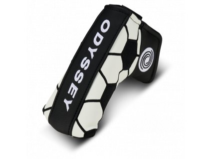ODYSSEY headcovers Soccer je kryt na hlavy putteru typu Blade.