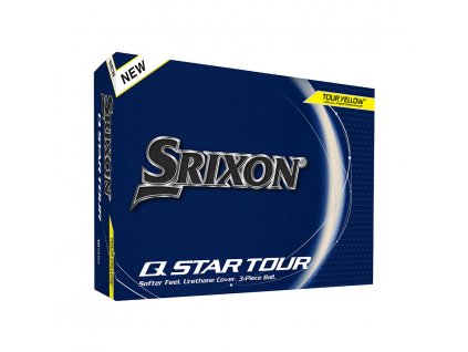 SRIXON Q-Star Tour 5 golfové míčky žluté (12 ks)