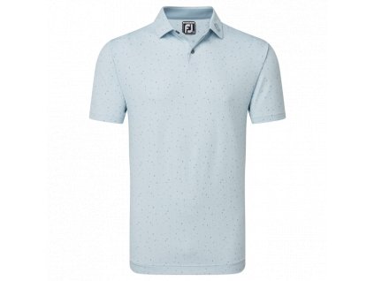FOOTJOY Tweed Texture Pique pánské tričko modré