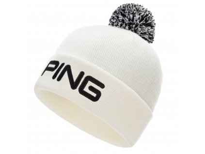 PING Classic zimní čepice bílá