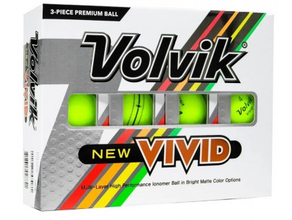 VOLVIK Vivid golfové míčky zelené (12 ks)