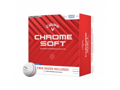 CALLAWAY Chrome Soft 24 Triple Track golfové míčky - limitovaná edice (48 ks)