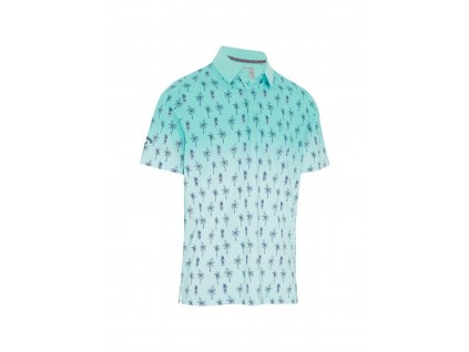 CALLAWAY Mojito Ombre Print pánské tričko zelené