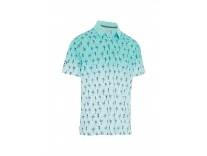 CALLAWAY Mojito Ombre Print pánské tričko zelené