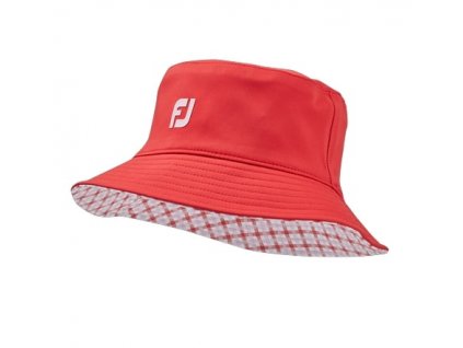 FOOTJOY Bucket Hat dámský klobouk červený
