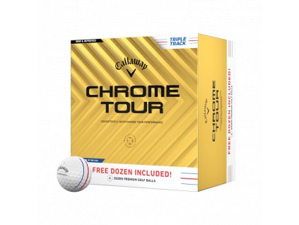 CALLAWAY Chrome Tour 24 Triple Track míčky - limitovaná edice 3+1 zdarma
