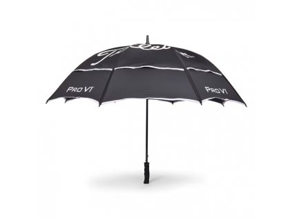 TITLEIST Tour double canopy deštník černo-bílý