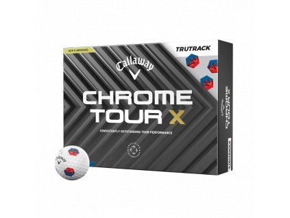 CALLAWAY Chrome Tour X Tru Track golfové míčky (12 ks)