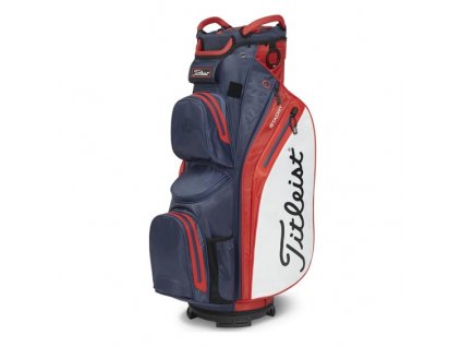 TITLEIST 14 Sta Dry cart bag červeno-modro-bílý