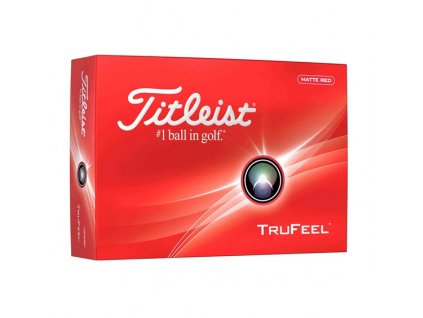 TITLEIST TruFeel golfové míčky červené (12 ks)
