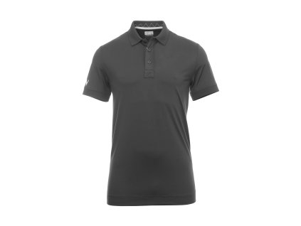 CALLAWAY Solid Ribbed pánské tričko černé