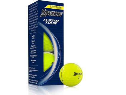 SRIXON Q-Star Tour 5 golfové míčky žluté (3 ks)