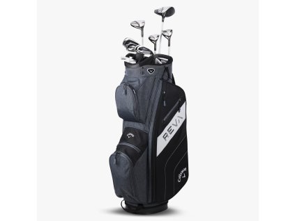 CALLAWAY REVA 24 Black 11 ks dámský golfový set prodloužený o 0,5"  + Dárková krabička týček