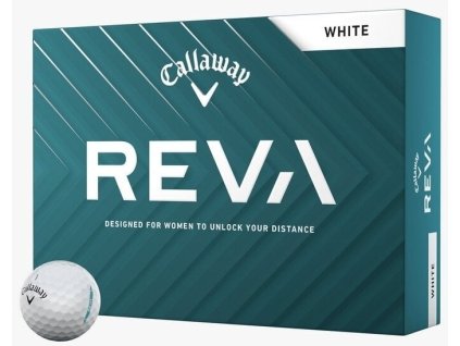 CALLAWAY Reva Pearl 25 golfové míčky včetně potisku loga