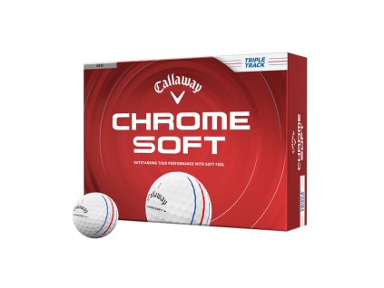 CALLAWAY Chrome Soft 26 Triple Track golfové míčky (12 ks)