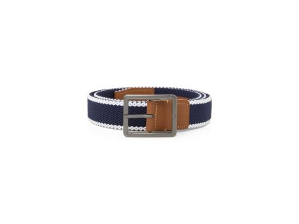 CALLAWAY Striped Stretch Braided pánský pásek modrý