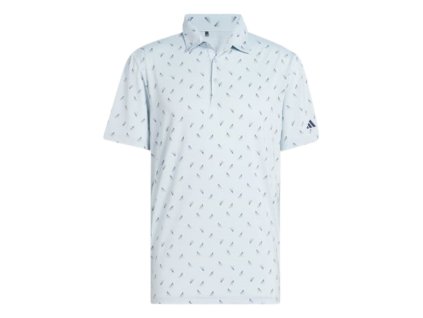 ADIDAS Mesh pánské tričko modro-šedé