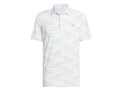 ADIDAS Speed Stripe pánské tričko bílo-zelená