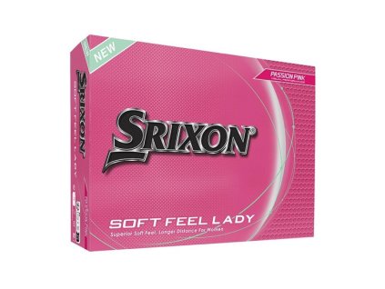 SRIXON Soft Feel Lady 9 dámské golfové míčky - růžové (12 ks)