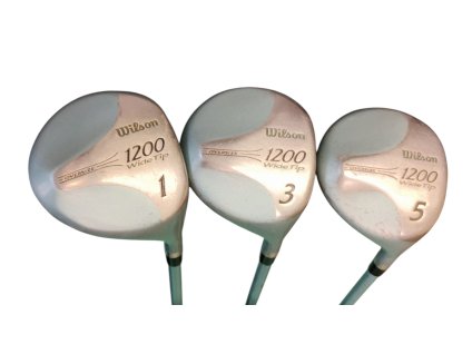 Wilson 1200 dámský driver,  Wilson dámská fairwayová dřeva č.3 a 5