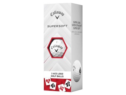 CALLAWAY Supersoft 25 Aces golfové míčky (3 ks)