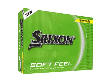 SRIXON Soft Feel 14 míčky - žluté (12 ks)