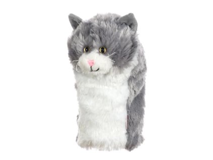 Daphnes headcover Grey and White Cat - šedobílá kočka