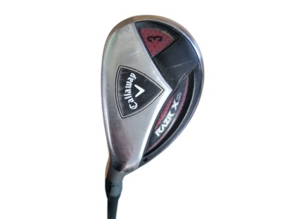 Callaway Razr X HL je použitý pánský hybrid v hraném stavu na levou stranu.