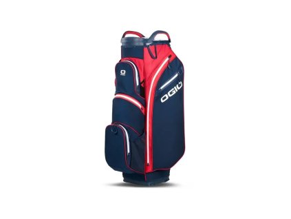 OGIO All Elements Silencer 25 cart bag červeno-modro-bílý