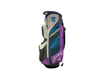Callaway cartbag bílo-fialový