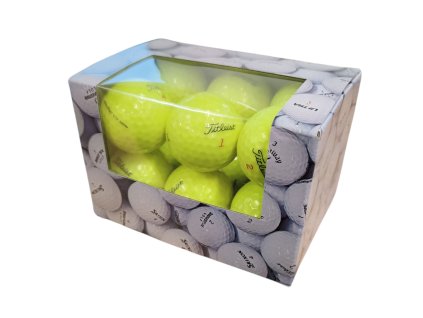 TITLEIST PRO V1 hrané míčky v krabičce, žluté - kvalita A (12ks)