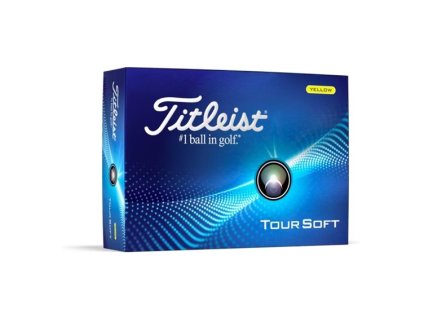 TITLEIST Tour Soft golfové míčky žluté (12 ks)
