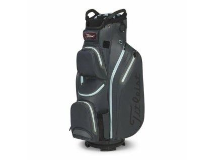 TITLEIST 14 Sta Dry cart bag šedo-modrý  + Dárková krabička týček