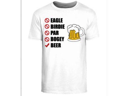 Vtipné triko s motivem Pivo BÍLÉ