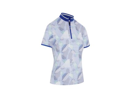 CALLAWAY Active Geo dámské tričko bílo-modré