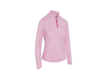 CALLAWAY Deco Geo Top dámské tričko růžové