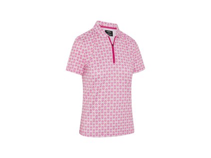 CALLAWAY Deco Geo dámské tričko růžové