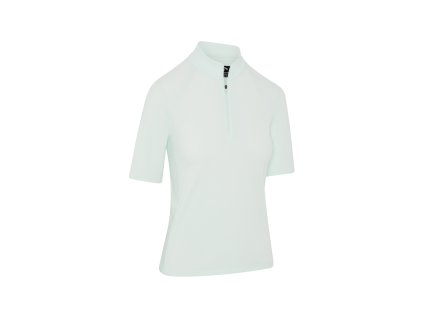 CALLAWAY Rib Play Short Sleeve Mock dámské tričko zelené