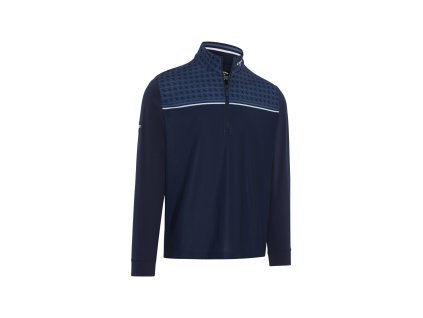 CALLAWAY Odyssey Printed Block pánská mikina modrá