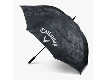 CALLAWAY CG Shield Double Canopy deštník 64" černo-šedý