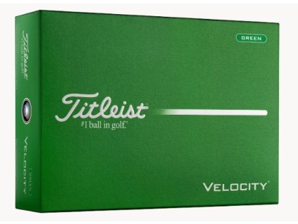 TITLEIST Velocity 26 míčky zelené - 12 ks