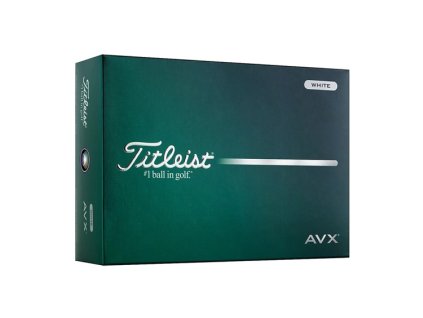 TITLEIST AVX 26 míčky bílé - 12 ks