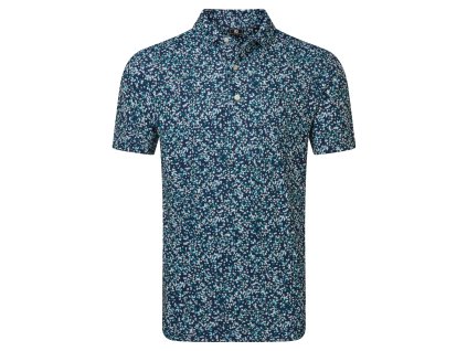 FOOTJOY Watercolour Floral print pánské tričko modré