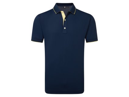 FOOTJOY Wordmark pánské tričko modro-žluté