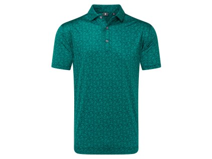FOOTJOY Painted Floral Lisle pánské tričko zelené